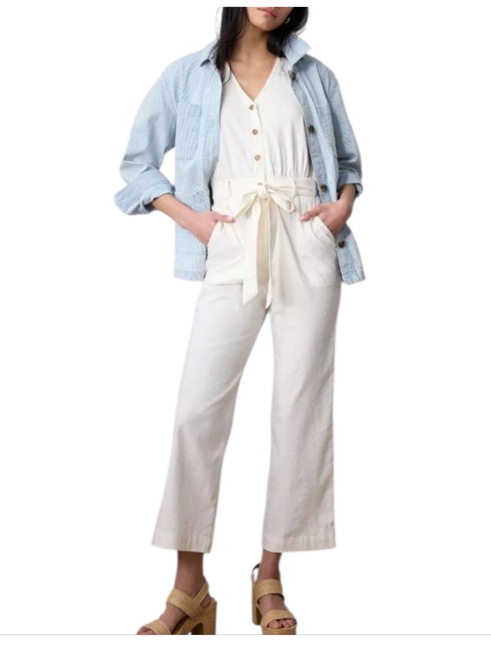 Lauren Conrad Ivory Jumpsuit